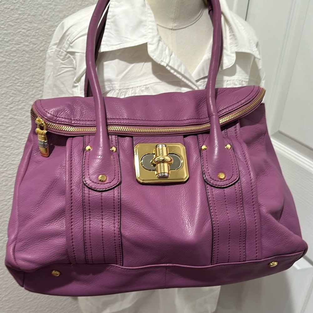 B.Makowsky Bag Purple color .